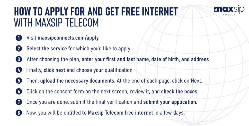 How to Apply for and Get Free Internet